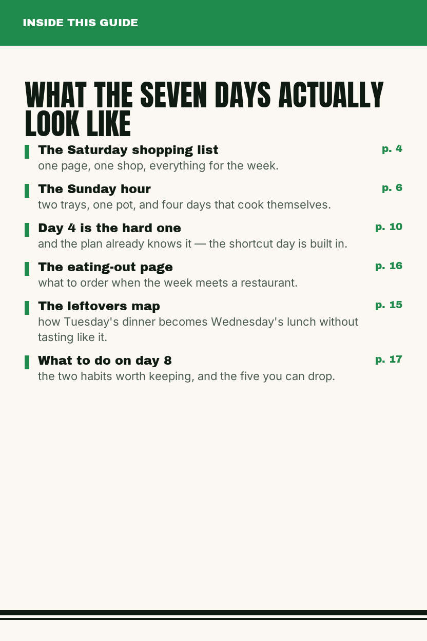 A page from the guide