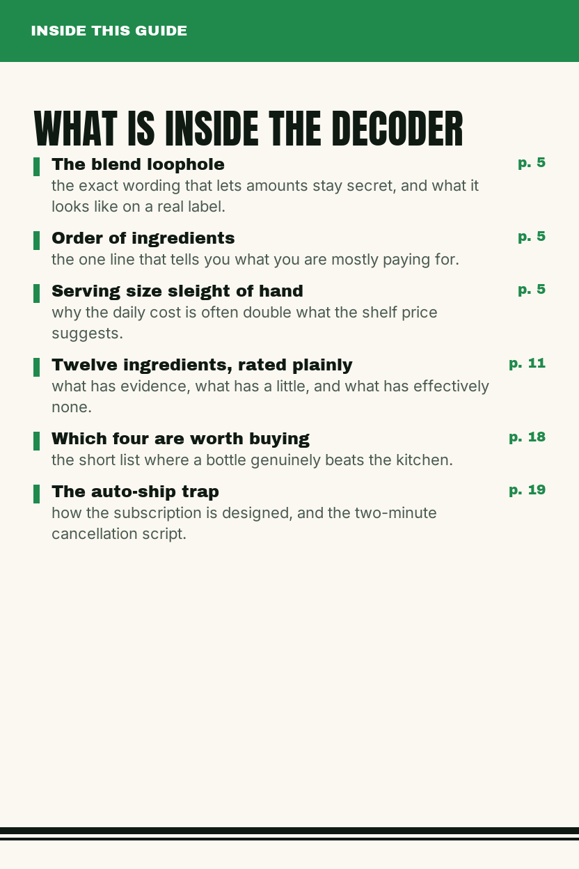 A page from the guide
