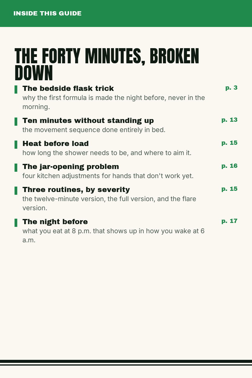 A page from the guide